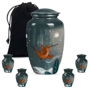 Large Urn with 4 Small Urn