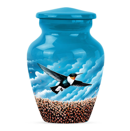 humming bird urn for male cremation