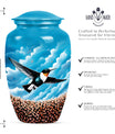humming bird urn for male cremation