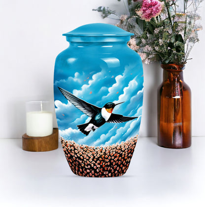 humming bird urn for male cremation