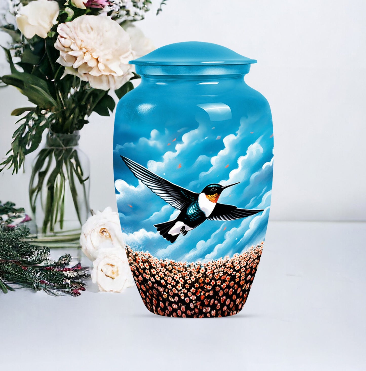humming bird urn for male cremation