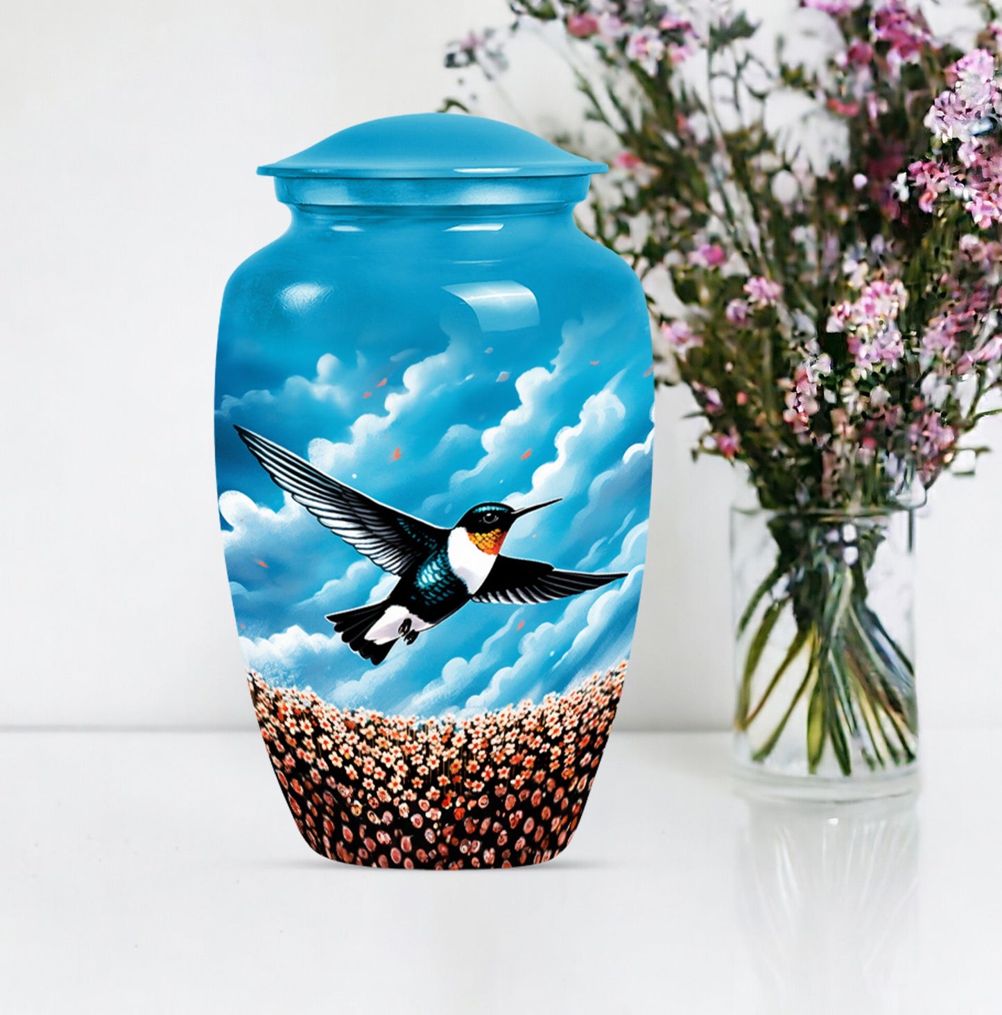 humming bird urn for male cremation