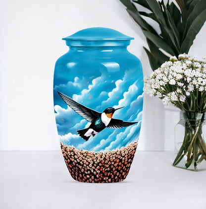 humming bird urn for male cremation