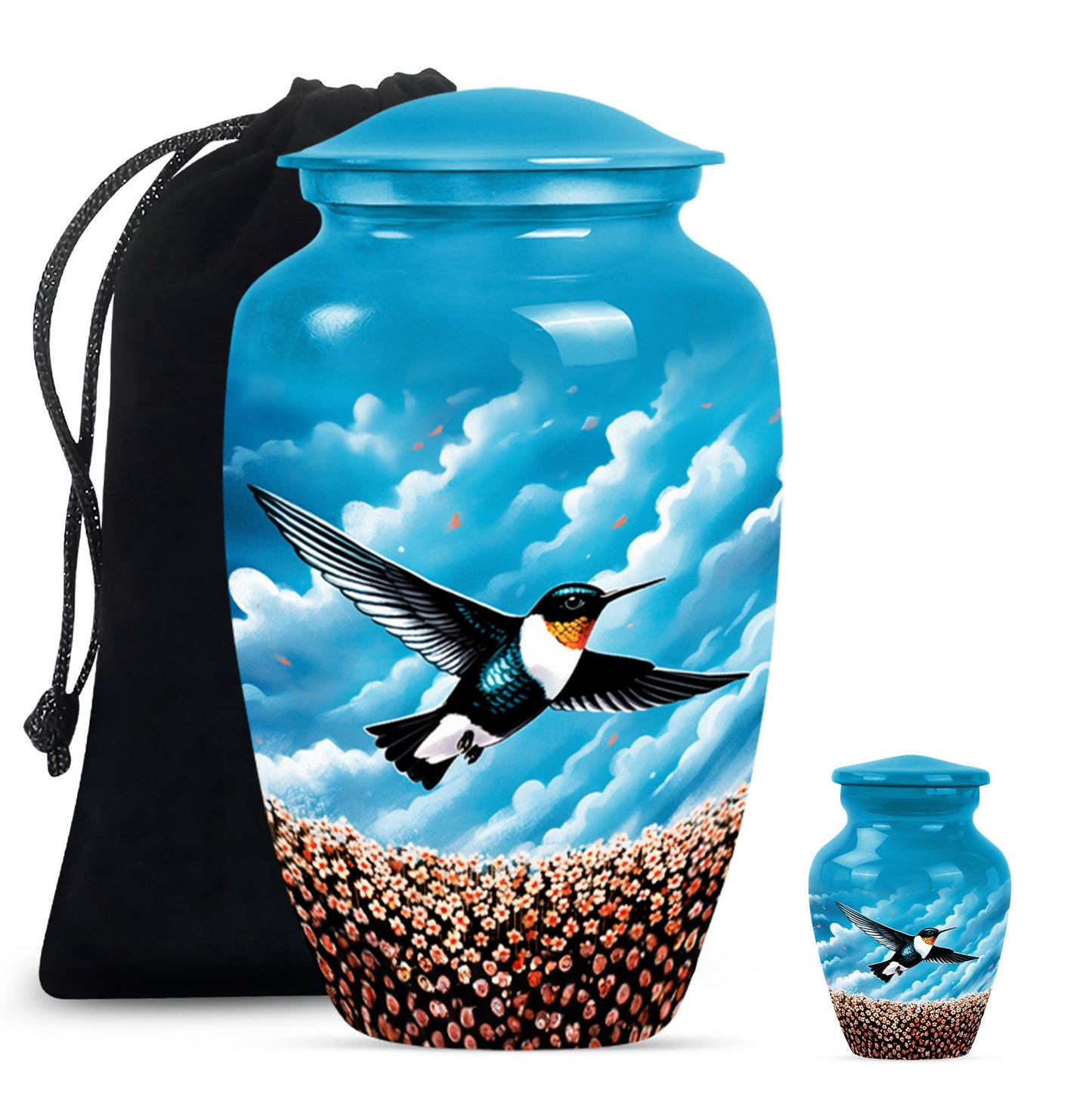 humming bird urn for male cremation