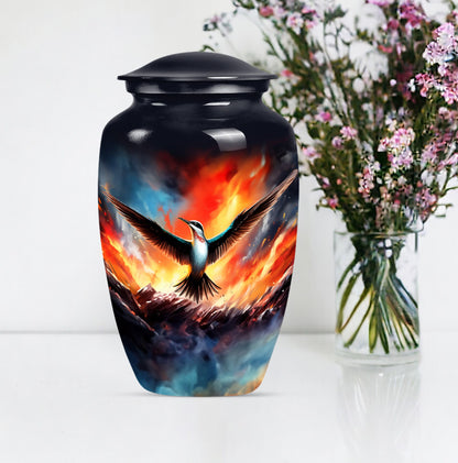 humming bird urn for female.