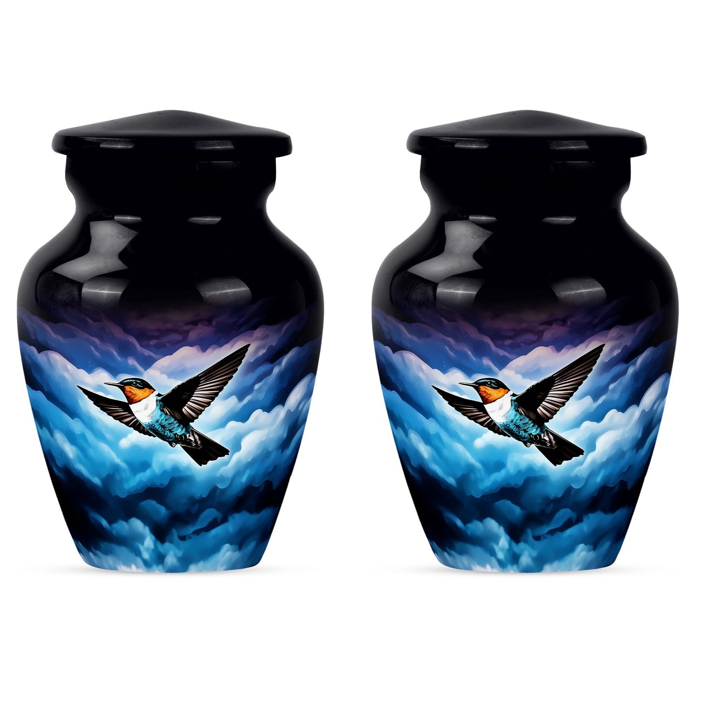 humming bird urn for women ashes.
