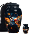 large Toucans Urn, classic design funeral urns for mom.