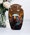 Toucans Funeral Urn, classic cremation urn for ashes,