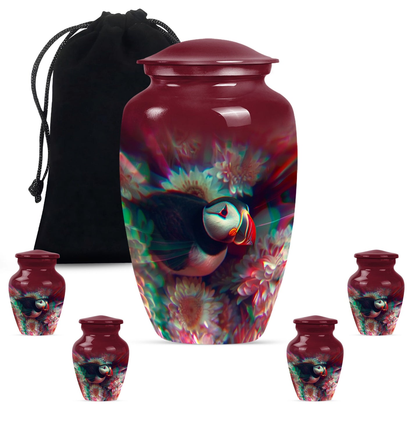 Toucans urn for cremation