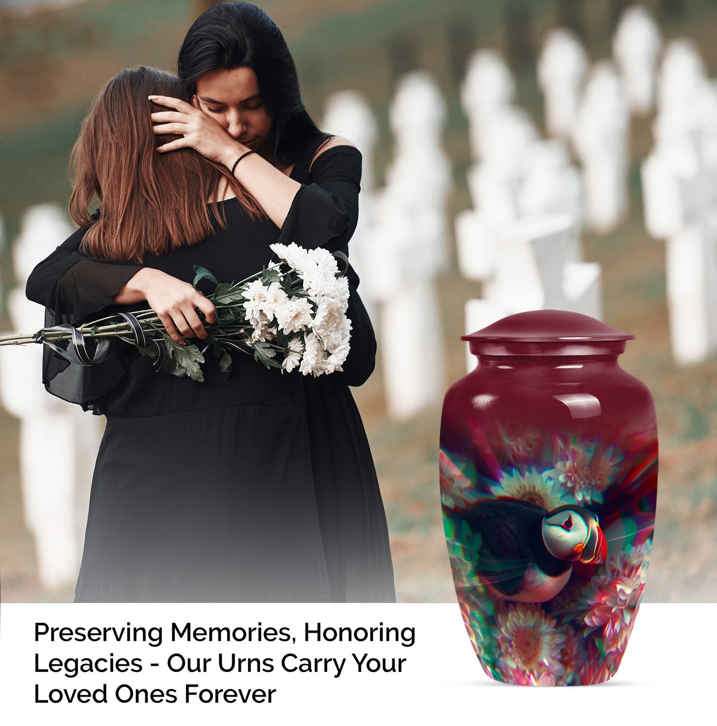Toucans urn for cremation