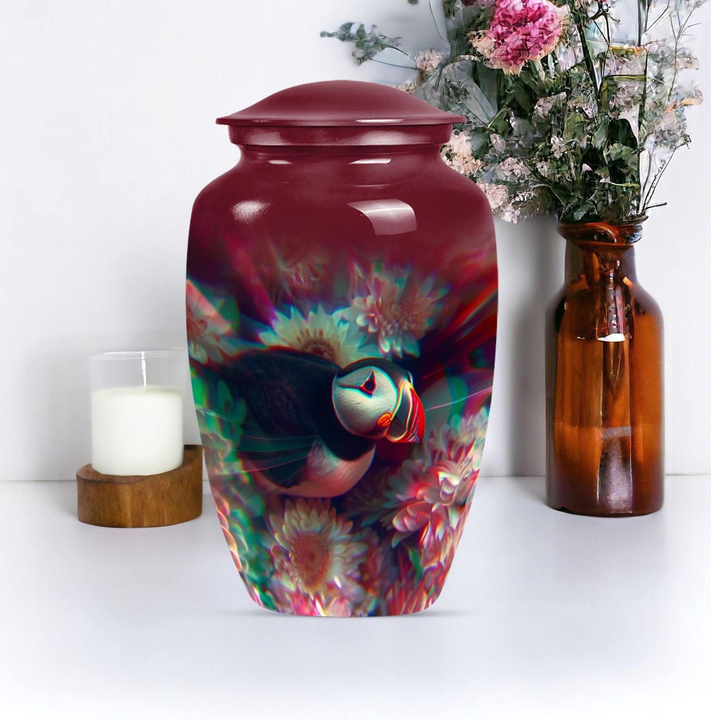 Toucans urn for cremation