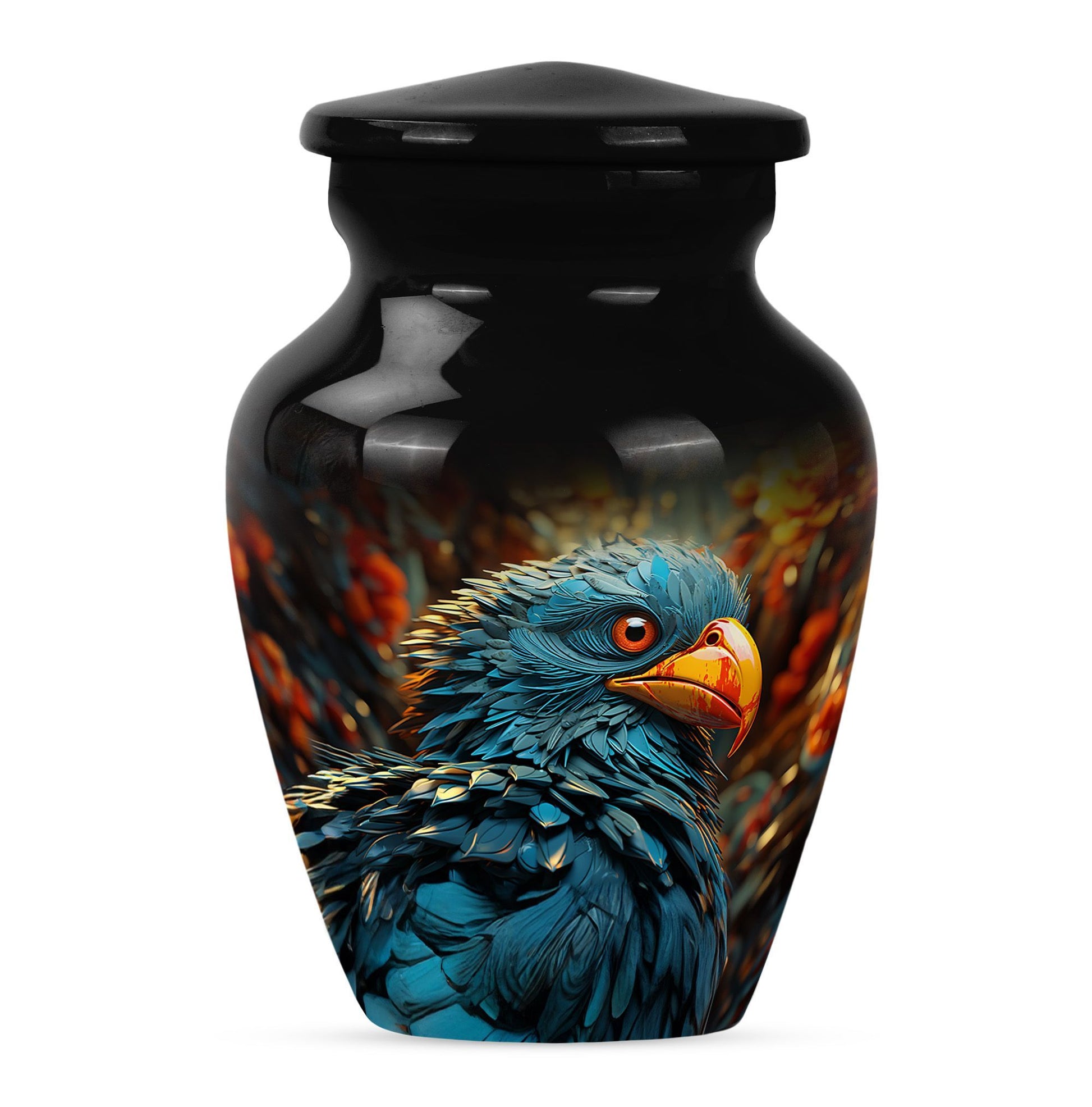 Toucans memorial urn for ashes