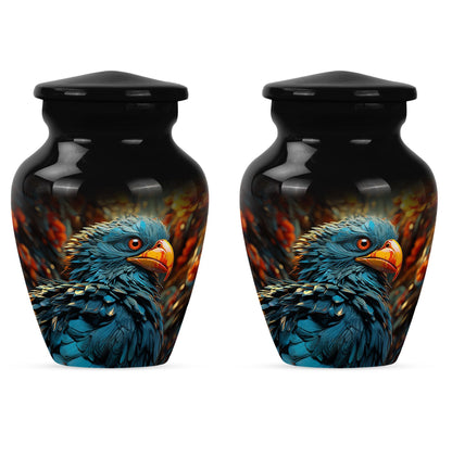 Toucans memorial urn for ashes