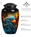 Toucans memorial urn for ashes