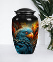 Toucans memorial urn for ashes