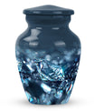 Diamond urn, large classic personalized burial urn.