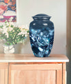 Diamond urn, large classic personalized burial urn.