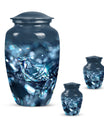 Diamond urn, large classic personalized burial urn.