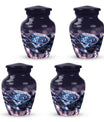 Classic diamond urn, 10-inch large cremation memorial urn.
