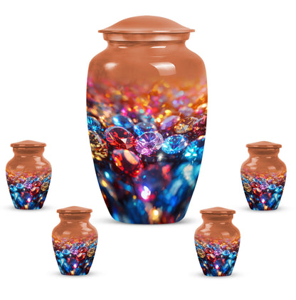 diamond urn for burial cremation, 