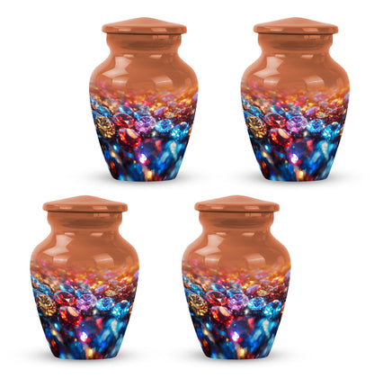 diamond urn for burial cremation, 