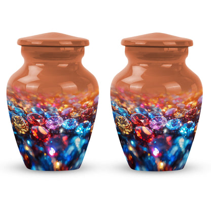 diamond urn for burial cremation, 