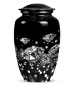 10-inch diamond urn, classic design for large burial