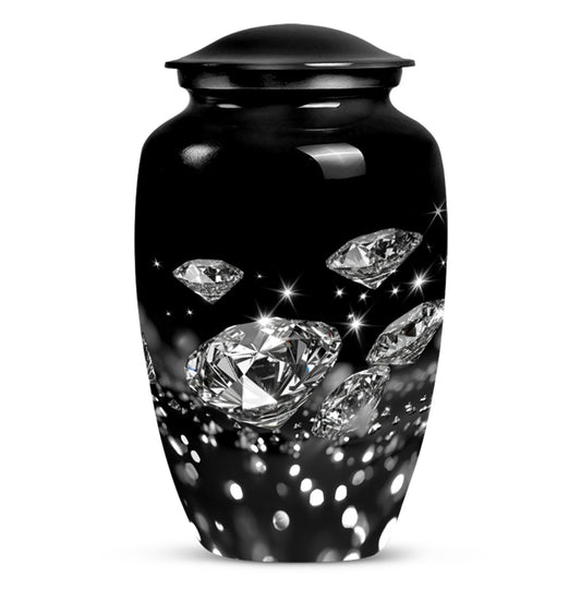 10-inch diamond urn, classic design for large burial