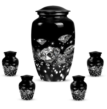 Large Urn with 4 Small Urn