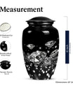 10-inch diamond urn, classic design for large burial