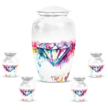 Large Urn with 4 Small Urn