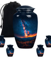 10 inch classic abstract design Galaxy Urn.