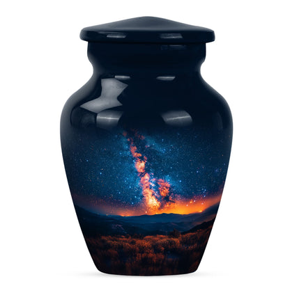 10 inch classic abstract design Galaxy Urn.