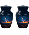 10 inch classic abstract design Galaxy Urn.
