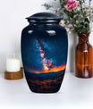 10 inch classic abstract design Galaxy Urn.