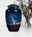 10 inch classic abstract design Galaxy Urn.