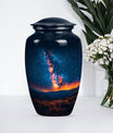 10 inch classic abstract design Galaxy Urn.