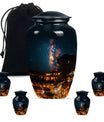 10-inch classic Galaxy Urn, cremation urn for human ashes,