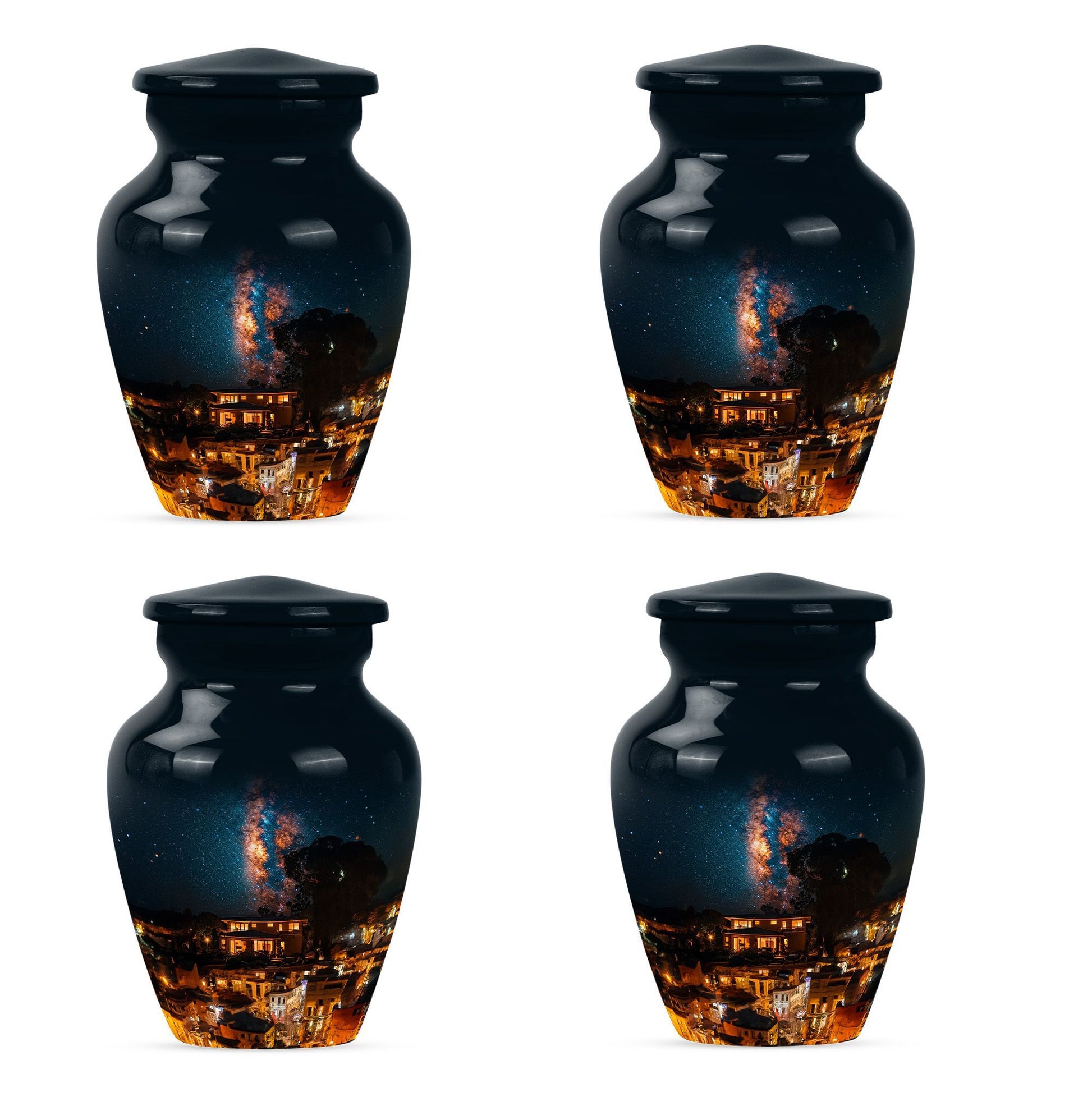 10-inch classic Galaxy Urn, cremation urn for human ashes,