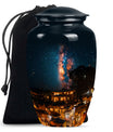 10-inch classic Galaxy Urn, cremation urn for human ashes,