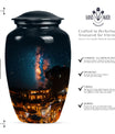 10-inch classic Galaxy Urn, cremation urn for human ashes,
