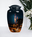 10-inch classic Galaxy Urn, cremation urn for human ashes,