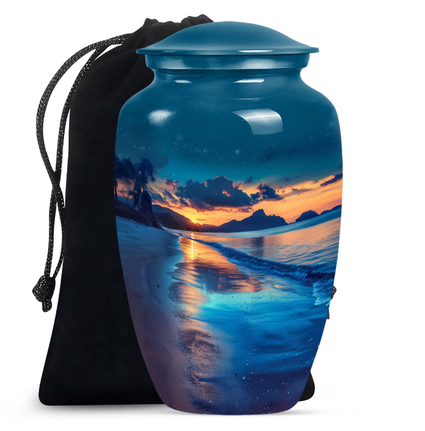 Galaxy urn for adult human ashes