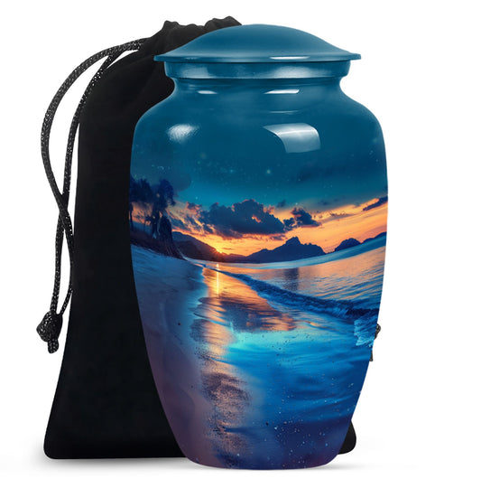 Galaxy urn for adult human ashes