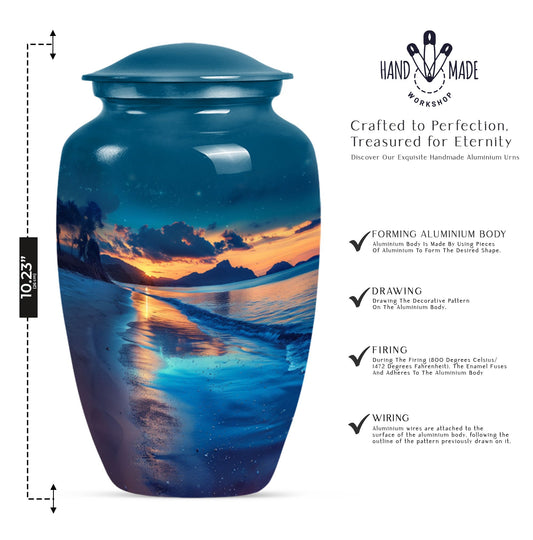 Galaxy urn for adult human ashes