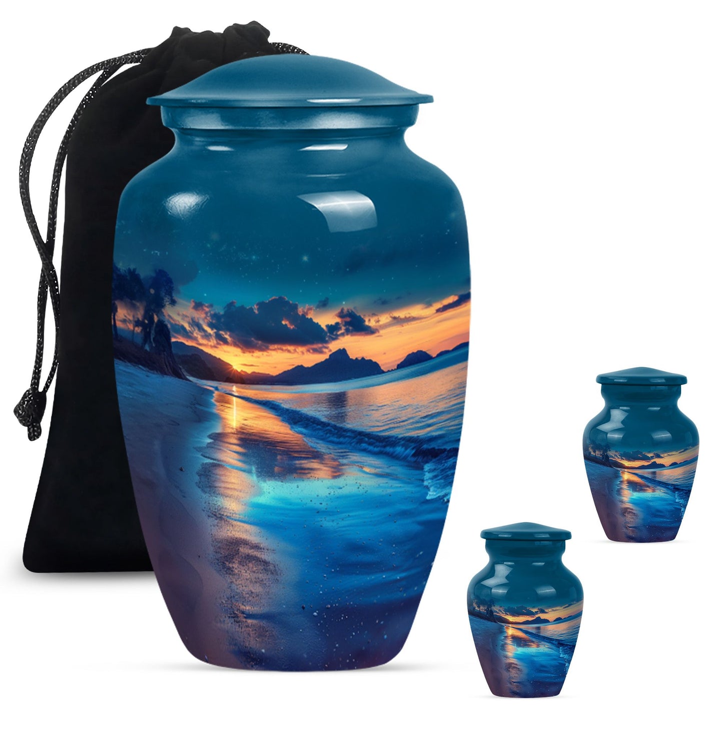 Galaxy urn for adult human ashes
