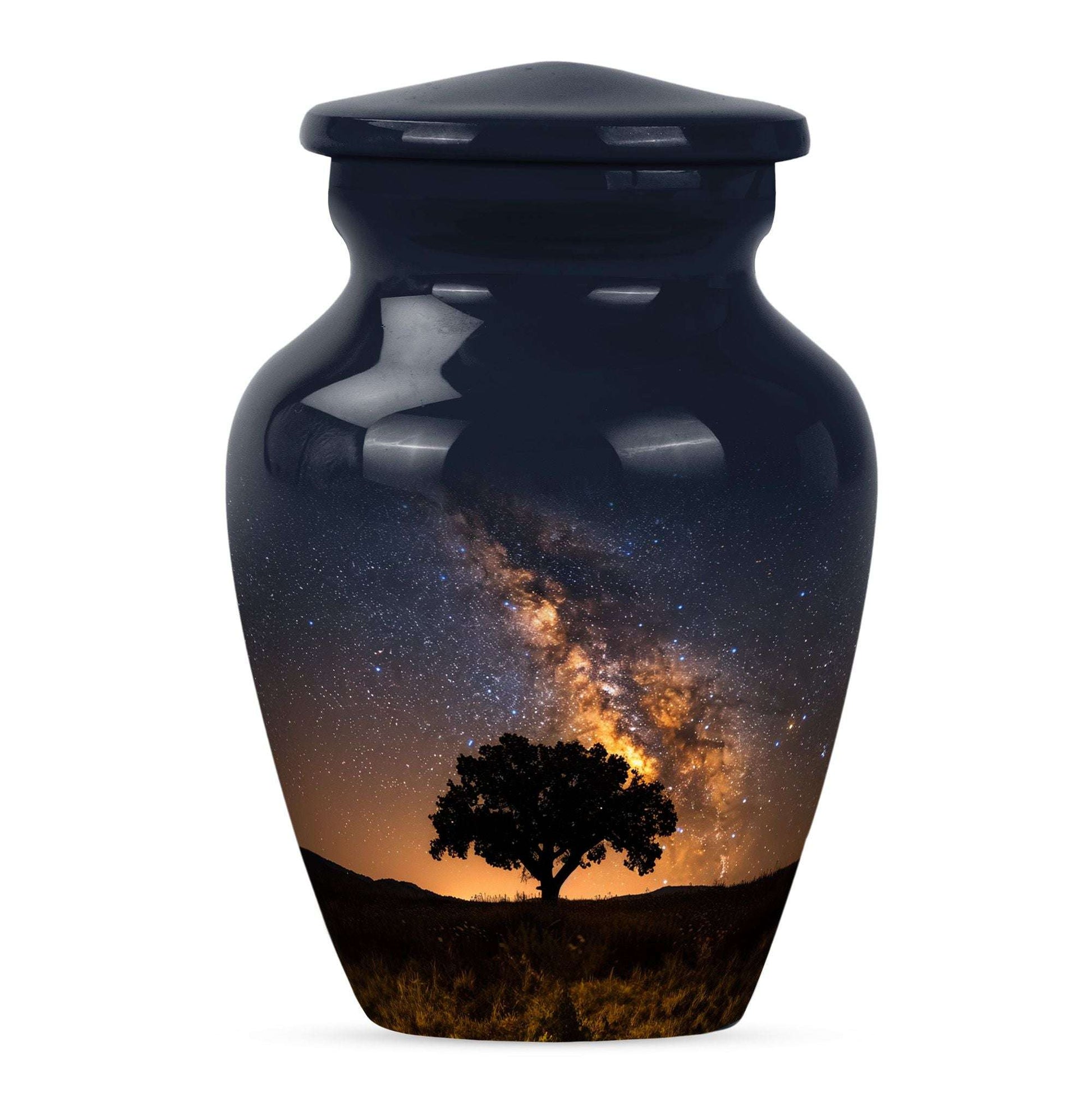 Starry Night Urn Keepsake For Ashes - Tree of life Large Funeral Urn