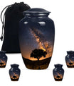 Starry Night Urn Keepsake For Ashes - Tree of life Large Funeral Urn