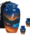 Starry Beach Urns For Ashes For Humans Funeral - Memorial Urn For Dad