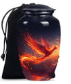 10-inch Phoenix Bird Cremation Urn For Adult Ashes.